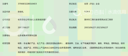 莱州市玉凤矿业锁定